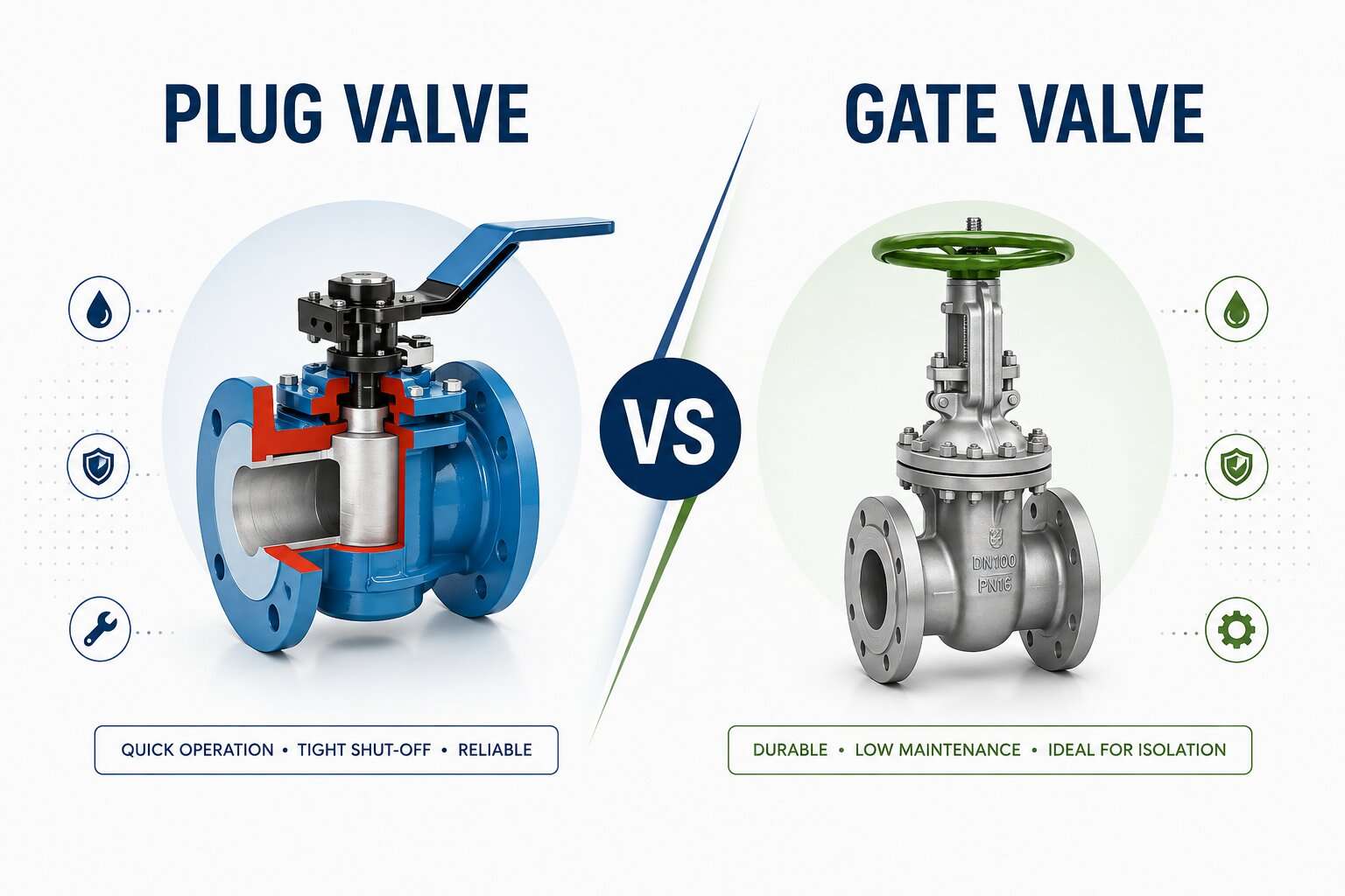 Plug Valve vs Gate Valve