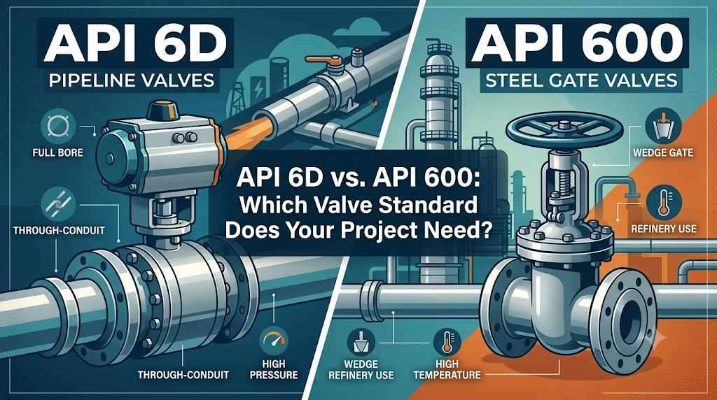 api-6d-vs-api-600-valve-standards