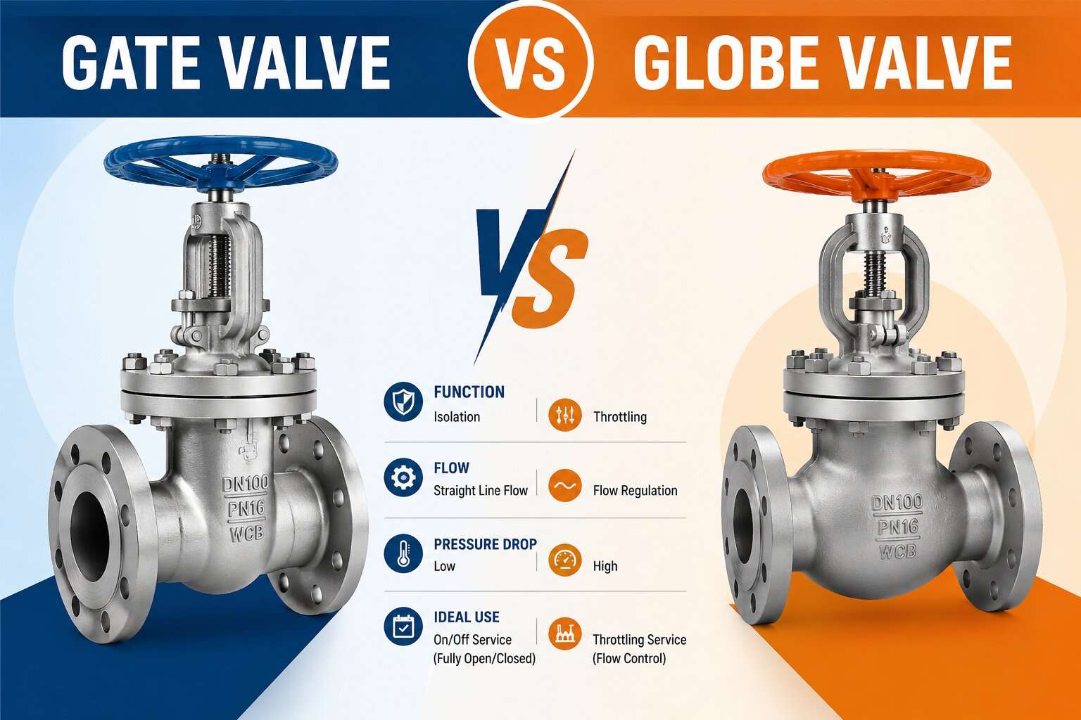 Globe Valve vs Gate Valve