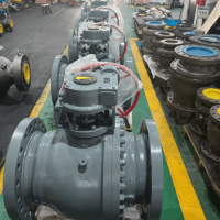 Cast Steel Trunnion Mounted Ball Valve